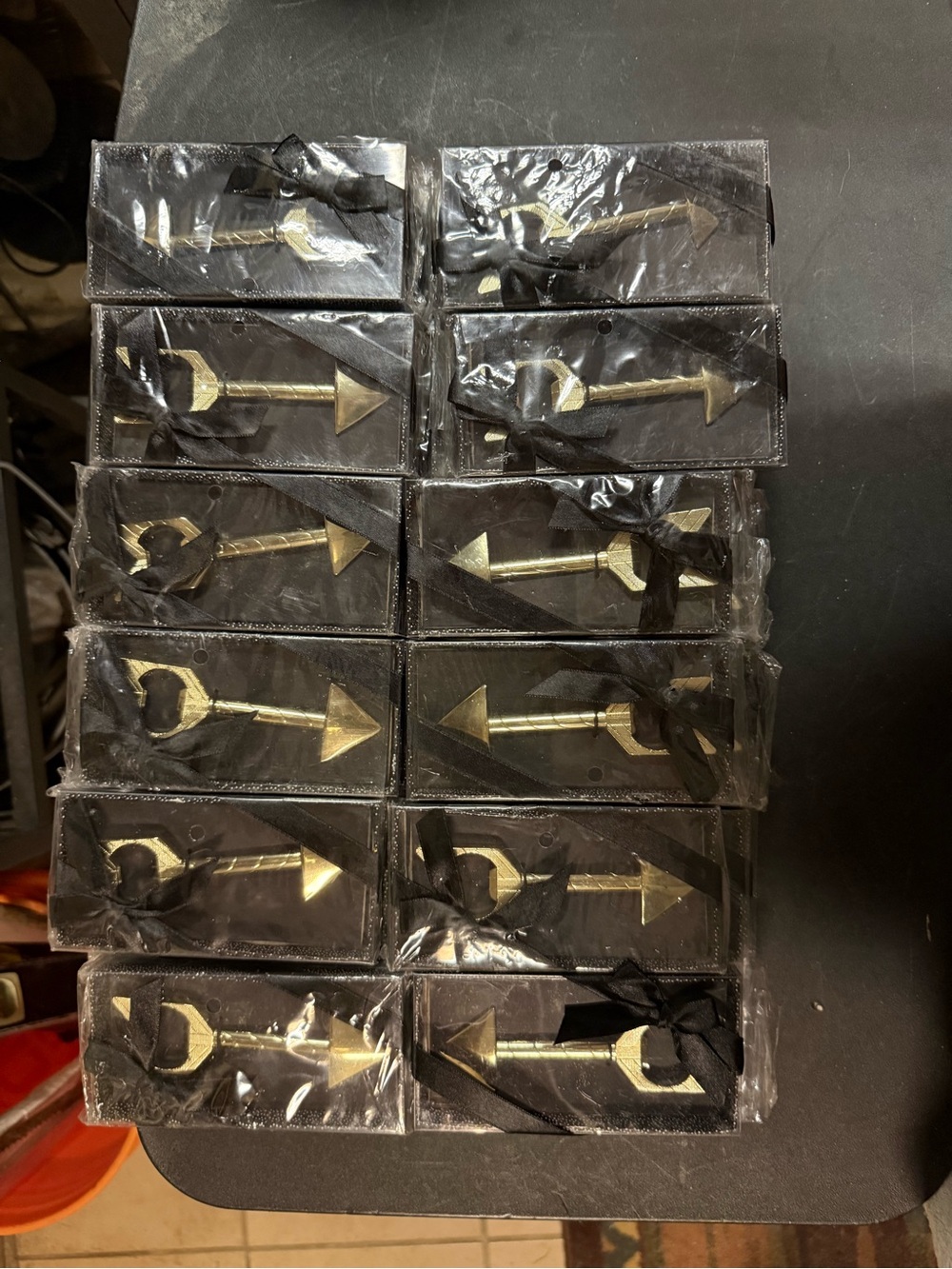 Gold metal Arrow bottle opener ( lot of 60 )
